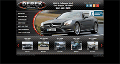 Desktop Screenshot of derekmotorcarco.com